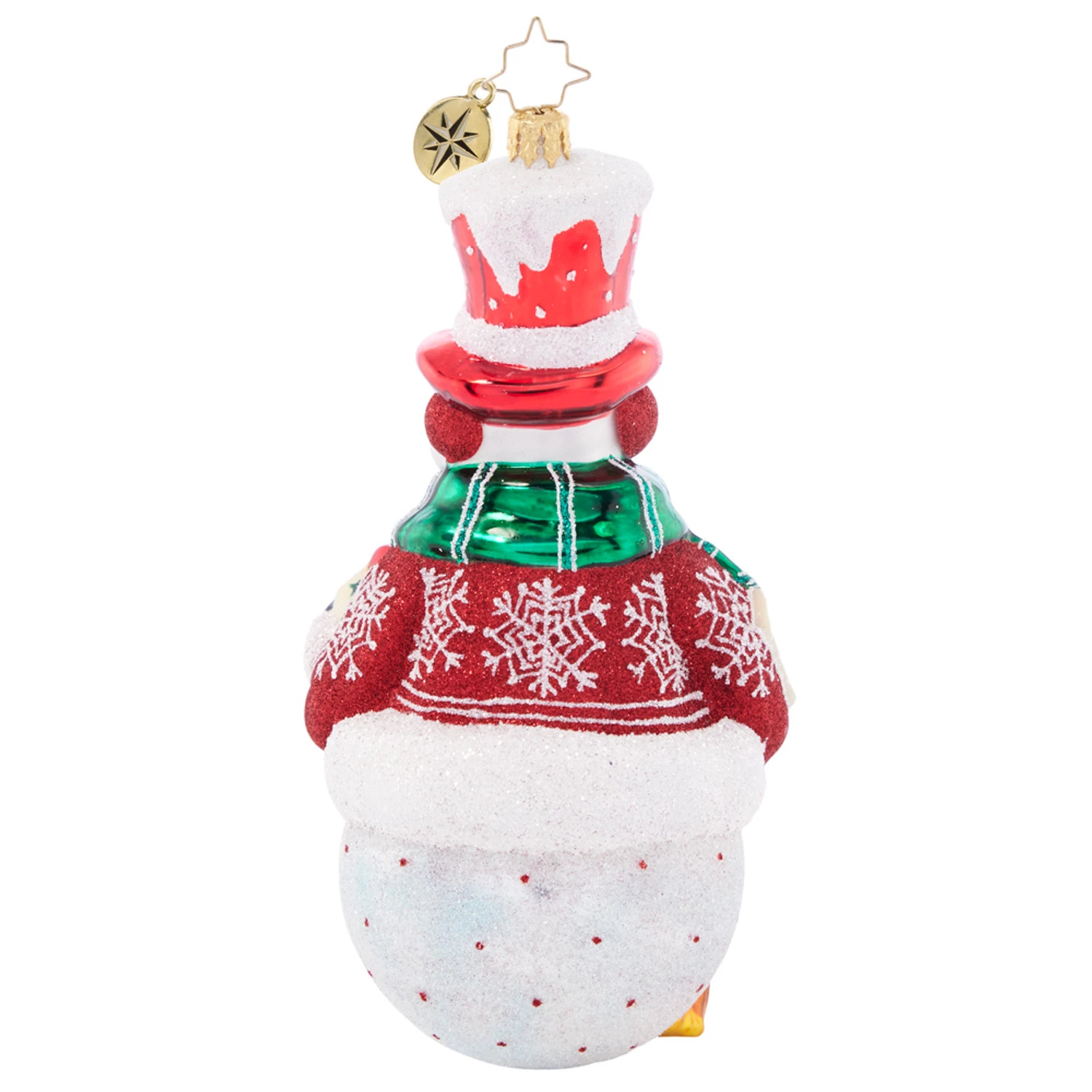 Christopher Radko Christmas Joy Snowman Glass Christmas Ornament 1021489 4 Christopher Radko Christmas Joy Snowman Glass Christmas Ornament 1021489 - Image 2