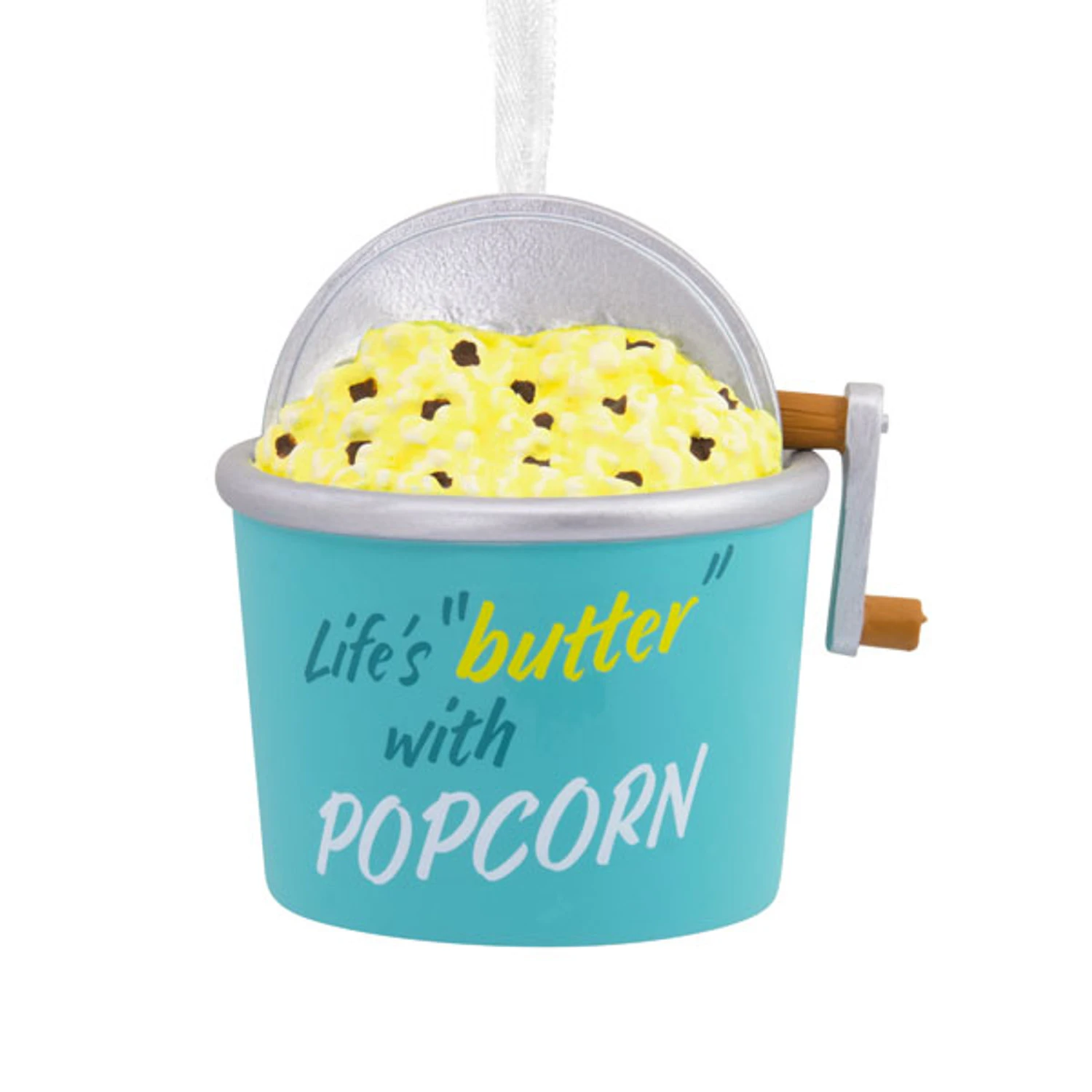 Hallmark 2.5" Popcorn Machine Christmas Ornament 1HGO2994 3 Hallmark 2.5" Popcorn Machine Christmas Ornament 1HGO2994