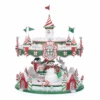 Katherine's Collection 48" Peppermint Palace Christmas Carousel Cupcake Server 28-328043