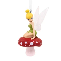 Hallmark Tinkerbell On Mushroom Christmas Ornament 3HCM0806