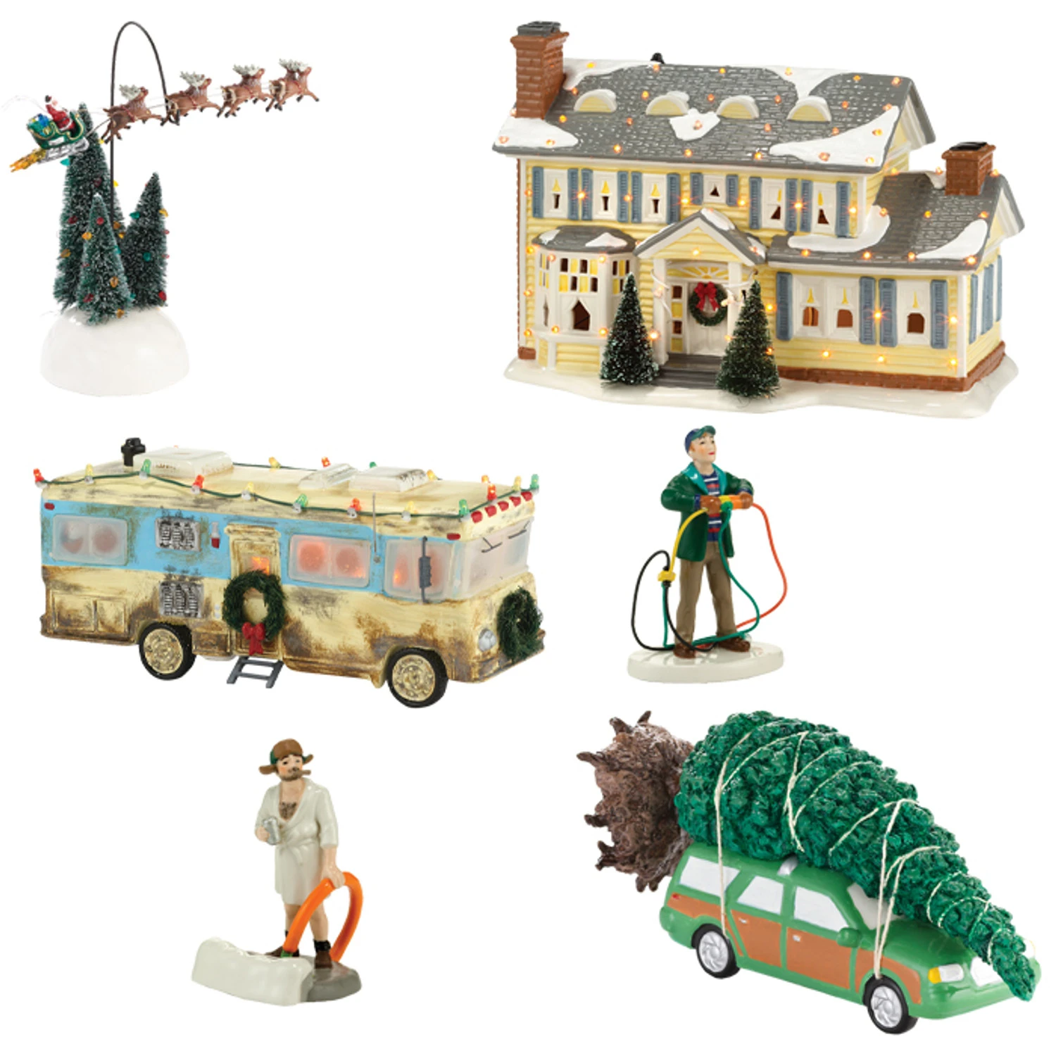 Department 56 6 Piece National Lampoon's Christmas Vacation Set 3 Department 56 6 Piece National Lampoon's Christmas Vacation Set