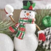 Raz 6" Snowman Throwing Snowball Christmas Ornament 4216170