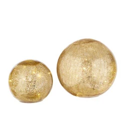 Raz Set Of 2 Gold Mercury Glass Lighted Ball Christmas Decoration 4222802 4 Raz Set Of 2 Gold Mercury Glass Lighted Ball Christmas Decoration 4222802 -The Jolly Christmas Shop 4222802 1 62265.1649356064