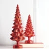 Raz Set Of 2 Red Glass Christmas Tree Decoration 4222939 -The Jolly Christmas Shop 4222939 52519.1649693916
