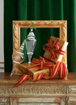 Raz 15.5" Large Clear Finial With Glitter Glass Christmas Ornament 4224530 -The Jolly Christmas Shop 4224530 R5327705 24334.1689194632