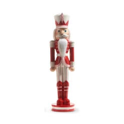Raz 23.75" Peppermint Red And Pink Nutcracker Christmas Decoration 4301601 -The Jolly Christmas Shop 4301601b 38883.1680811805