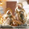Raz 16.5" Blue Holy Family Nativity Christmas Decoration 4310660 -The Jolly Christmas Shop 4310660 edit 35617.1689794050
