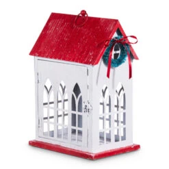 Raz 13.5" Red Roof House Christmas Decoration 4312336 -The Jolly Christmas Shop 4312336 57644.1682431694