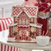 Raz 13" Large Lighted Gingerbread Christmas House 4316276