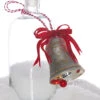 Raz 4" Gold Glitter Silver Bell Glass Christmas Ornament 4320918 -The Jolly Christmas Shop 4320918 38639.1683833731