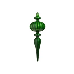 Raz 9.75" Pink, Red, Or Green Blown Glass Finial Christmas Ornament 4322881 -The Jolly Christmas Shop 4322881c 26191.1684329066