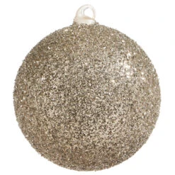 Raz 6" Champagne Glitter Ball Glass Christmas Ornament 4322917 5 Raz 6" Champagne Glitter Ball Glass Christmas Ornament 4322917 -The Jolly Christmas Shop 4322917 1 52177.1684425153