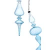Raz 9.5" Light Blue Blown Glass Finial Christmas Ornament 4322925 -The Jolly Christmas Shop 4322925 51737.1684433749