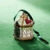 Raz 3.75" Gold Pagoda With Cardinal Glass Christmas Ornament 4324584 -The Jolly Christmas Shop 4324584 2 94101.1684950368