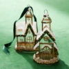 Raz 5" Gold And Clear Church Glass Christmas Ornament 4324586 -The Jolly Christmas Shop 4324586 26610.1690919310