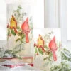 Raz Set Of 2 Cardinal Containers Christmas Decoration 4324593