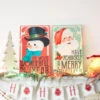 Raz Set Of 2 28" Vintage Christmas Snowman And Santa Wood Wall Art Signs 4328035 -The Jolly Christmas Shop 4328035 09279.1690996617