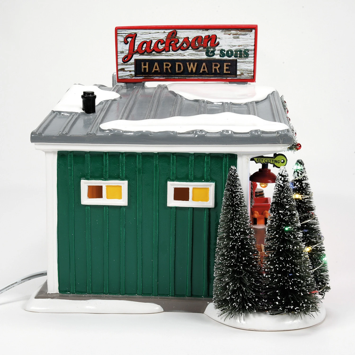 Department 56 Snow Village Jackson & Son's Hardware 6013447 8 Department 56 Snow Village Jackson & Son's Hardware 6013447 - Image 6