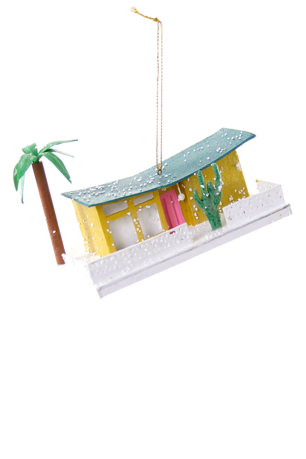 Cody Foster 5" Palm Springs Mid Century Modern House Christmas Ornament CD-1601 3 Cody Foster 5" Palm Springs Mid Century Modern House Christmas Ornament CD-1601