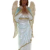 Cody Foster 7.25" Heirloom Angel African American Glass Christmas Ornament GO-6447