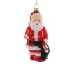 Cody Foster 4.5" Santa Blow Mold Glass Christmas Ornament GO-8881