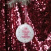 Cody Foster 5" In Dolly We Trust Glass Christmas Ornament GO-9316