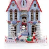 Cody Foster 13.5" Holly Jolly Christmas Putz House HOU-312 -The Jolly Christmas Shop HOU 312 80692.1692204625