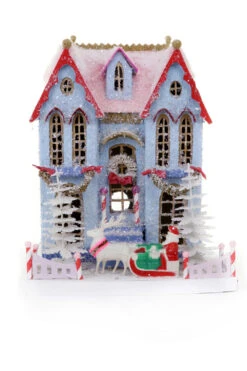 Cody Foster 13.5" Holly Jolly Christmas Putz House HOU-312