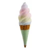 December 29.5" Large Rainbow Swirl Ice Cream Cone With Green Sleeve 08-08730 -The Jolly Christmas Shop Item08 08730.jpg 84656.1692114292
