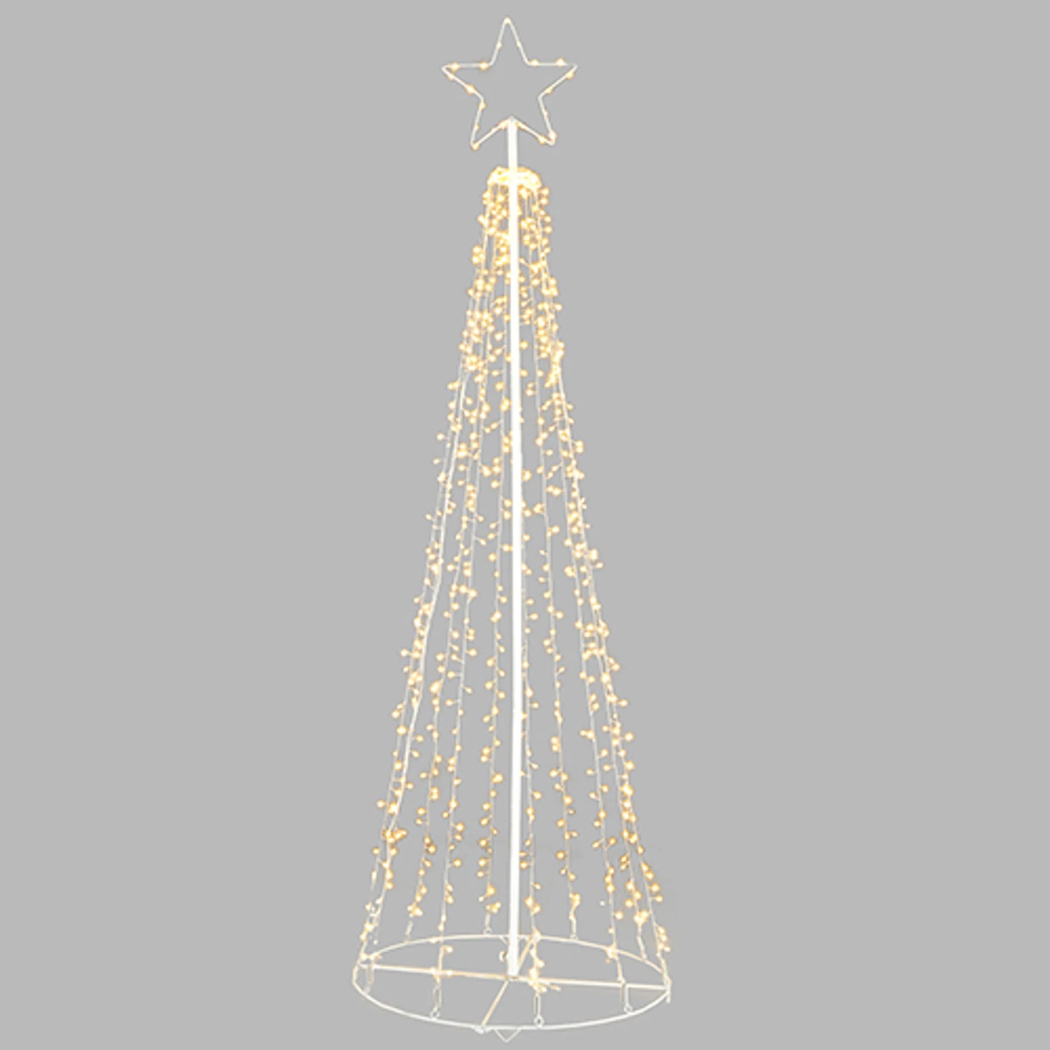 Raz 4.5' Or 6' Lighted Tree Outdoor Christmas Decoration 5 Raz 4.5' Or 6' Lighted Tree Outdoor Christmas Decoration - Image 3
