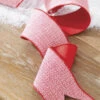 Raz 4" Red And White Tweed Wired Christmas Ribbon R4227742 1 Raz 4" Red And White Tweed Wired Christmas Ribbon R4227742 -The Jolly Christmas Shop R4227742 97465.1651163986