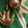 Raz 2.5" Ivory Holly Leaf Wired Christmas Ribbon R4327707 1 Raz 2.5" Ivory Holly Leaf Wired Christmas Ribbon R4327707 -The Jolly Christmas Shop R4327707 1 59440.1691507961