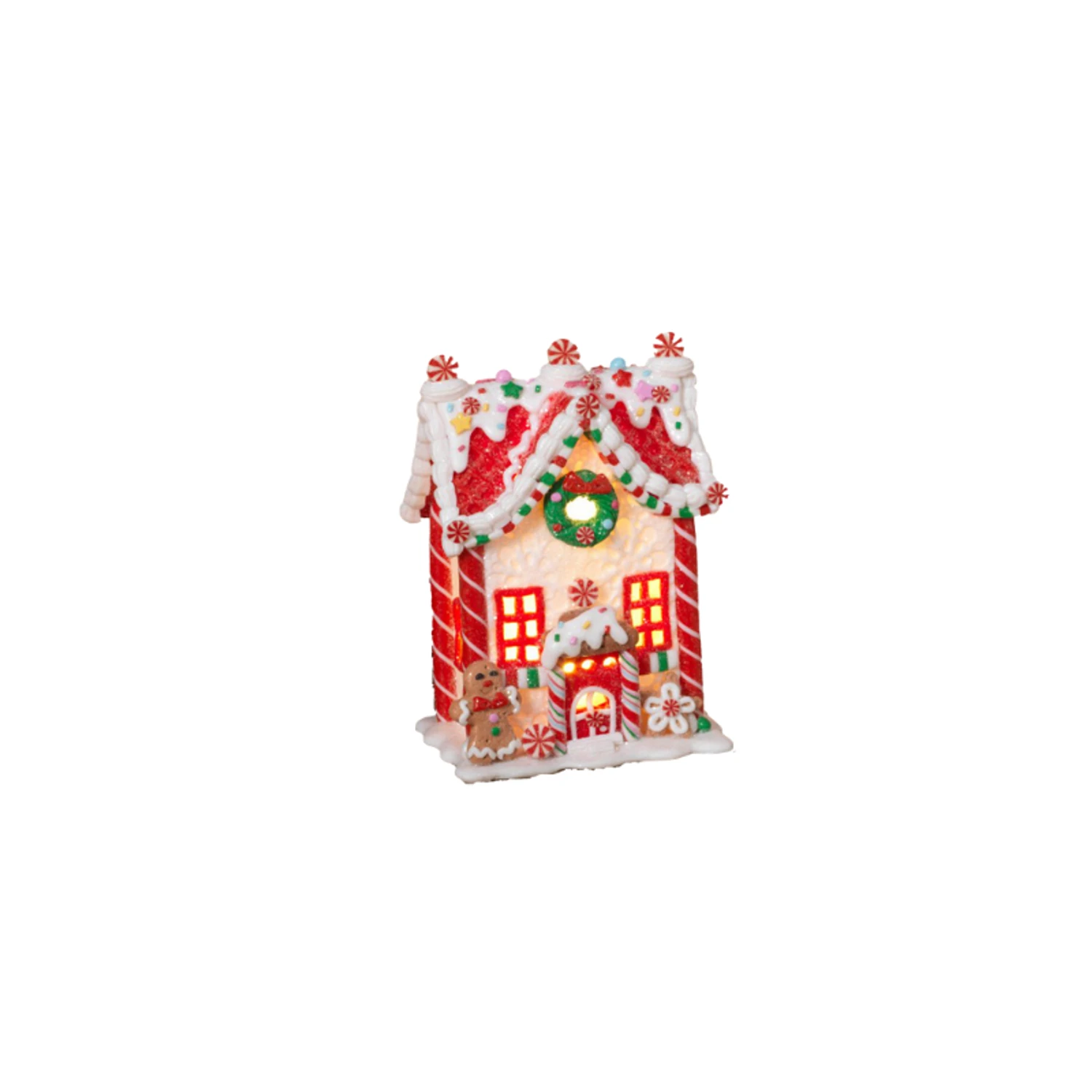 5.5" Battery Operated Claydough Gingerbread House 2599290 4 5.5" Battery Operated Claydough Gingerbread House 2599290 - Image 3