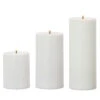 Uyuni 3" X 5", 7" Or 9" Flat Top Moving Flame White Unscented Pillar Battery Candle -The Jolly Christmas Shop api4rycgt 86102.1646091930