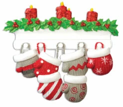 Family Personalized Christmas Ornament With 6 Mittens -The Jolly Christmas Shop api8ea4e5 30673.1646091903
