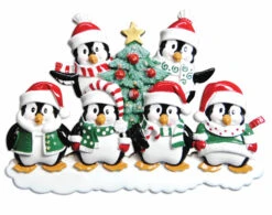 Family Personalized Christmas Ornament With 6 Penguins 7 Family Personalized Christmas Ornament With 6 Penguins -The Jolly Christmas Shop apia8buwp 07860.1646091894