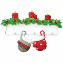 Family Personalized Christmas Ornament With 2 Mittens -The Jolly Christmas Shop apidozoyz 62672.1646091899