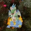 Rainbow Dragon Personalized Christmas Ornament OR962 -The Jolly Christmas Shop apifsxhzv 63642.1646091875