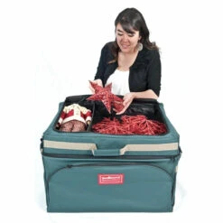 Tree Keeper Top Deep Pockets Ornament Keeper Storage Bag 10685 -The Jolly Christmas Shop apiiy4ecb 27193.1646091956