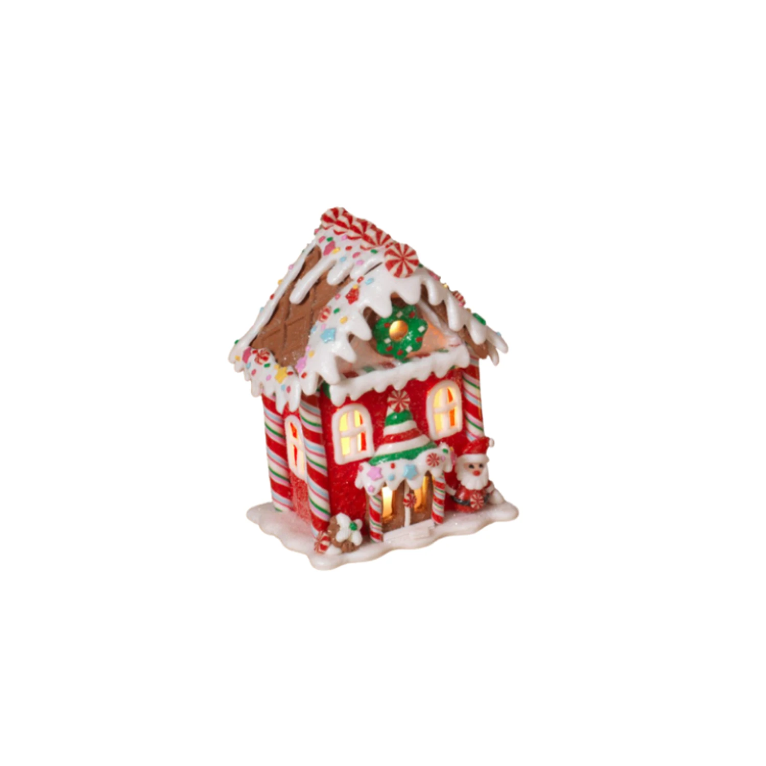 5.5" Battery Operated Claydough Gingerbread House 2599290 5 5.5" Battery Operated Claydough Gingerbread House 2599290 - Image 4