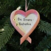 Breast Cancer Ribbon Heart Personalized Christmas Ornament -The Jolly Christmas Shop apikkaxxt 28787.1646091889