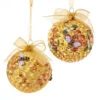 Kurt Adler 3.5" Gold Faceted Honeycomb Bee Glass Christmas Ornament T2702 -The Jolly Christmas Shop apil3ds5c 17719.1646091957