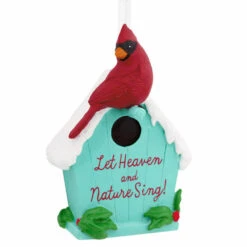 Hallmark 3.5" DaySpring Bird House Christmas Ornament 1HGO2847