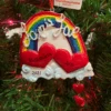 Kurt Adler 3.75" Love Is Love Rainbow Personalized Christmas Ornament W8454 -The Jolly Christmas Shop apimof2q4 14544.1646091883