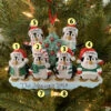 Family Personalized Christmas Ornament With 6 Penguins -The Jolly Christmas Shop apinypoix 34238.1646091892