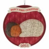 Hallmark 3.25" African American Baby's First Christmas 2021 Dated Mahogany Ornament 1HDA1578 -The Jolly Christmas Shop apippo9y5 08646.1646091907