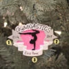Gymnastics Personalized Christmas Ornament