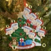 Family Of 8 Around The Christmas Tree Personalized Ornament OR1789-8 -The Jolly Christmas Shop apiqyko6l 76174.1646091895