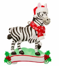 Zebra Personalized Christmas Ornament OR1850-Z 7 Zebra Personalized Christmas Ornament OR1850-Z -The Jolly Christmas Shop apirsr5t0 10727.1646091908
