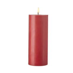 Uyuni 3" X 5" Or 7" Or 9" Flat Top Moving Flame Red Unscented Pillar Battery Candle 9 Uyuni 3" X 5" Or 7" Or 9" Flat Top Moving Flame Red Unscented Pillar Battery Candle -The Jolly Christmas Shop apirvnkdj 49078.1646091967
